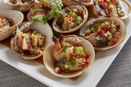 Spicy Mussels with Sauce, a delicious dish in Thailand