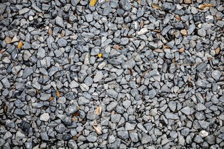 Rock wire for structural work at the construction site background.