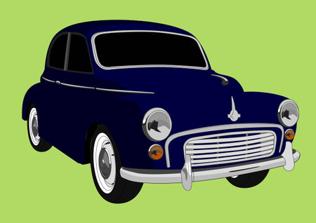 minimalist design classic vehiclesの写真素材