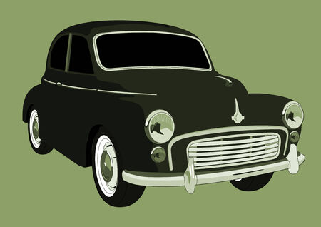minimalist design classic vehiclesの写真素材