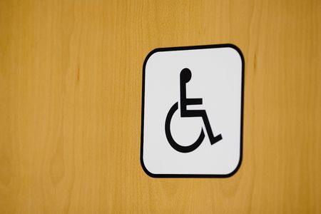 Toilet Sign - for Disabledの写真素材