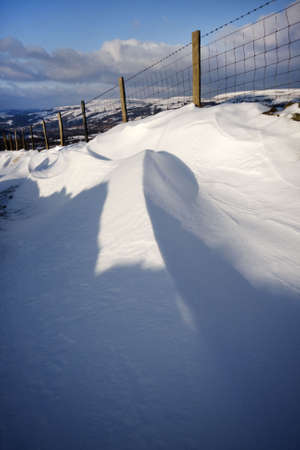Mountain Snow Driftの写真素材
