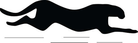 tiger silhouette vectorのイラスト素材