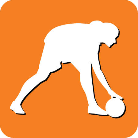 woman soccer playerのイラスト素材