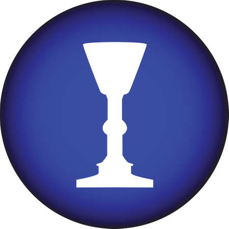 Bottle and glasses silhouette vectorのイラスト素材