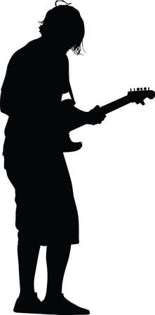 guitaristのイラスト素材