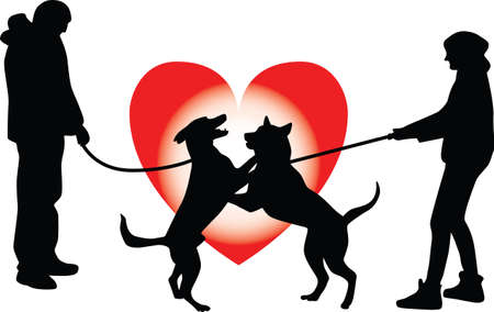 dog loveのイラスト素材