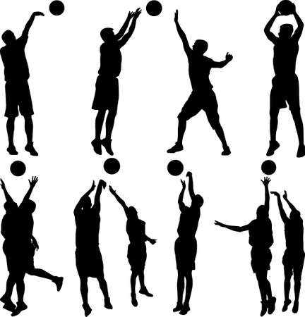 basketball playerのイラスト素材