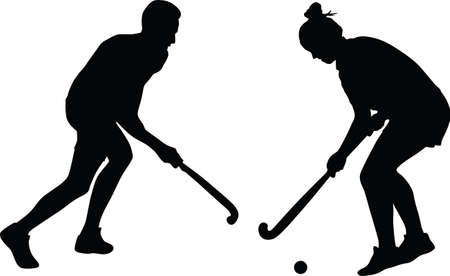 Field hockeyのイラスト素材