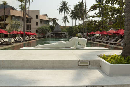 Grounds of the Hotel Amari in Koh Changのeditorial素材