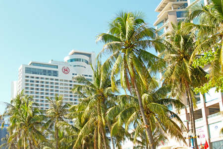 Vietnam. Nha Trang. Nha Trang. Embankmentのeditorial素材