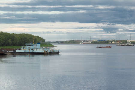 Rossii.Arhetekturnye city monuments and attractions. Quay Nefteyugansk.の写真素材