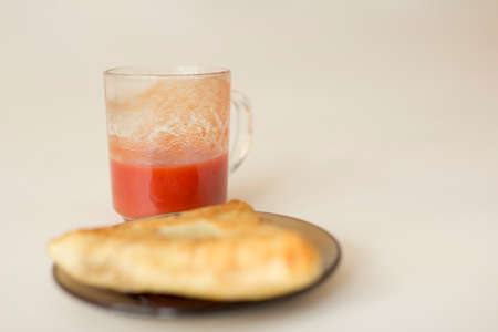 Still-life on a white background with a blurred backgroundの写真素材