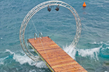 Principality Monako.Monte Carlo. City sights and landscapesの写真素材