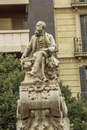 Urban landscapes, sites and monuments of Barcelona.の写真素材