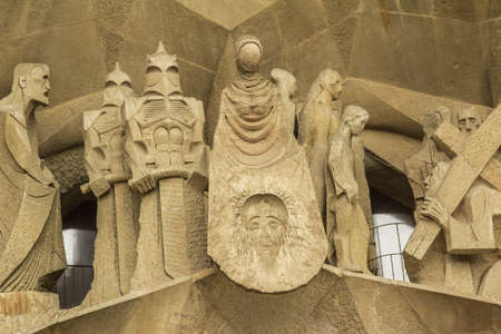 Urban landscapes, sites and monuments of Barcelona.の写真素材