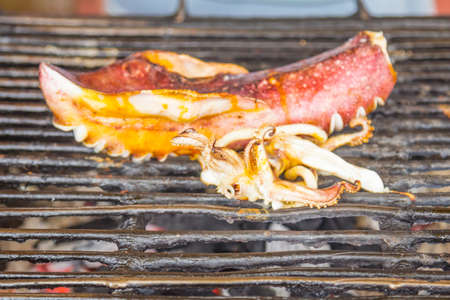 Exotic food, drinks and seafood Southeast Asia.の写真素材