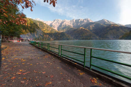 The Republic of Abkhazia travel month of Octoberの写真素材