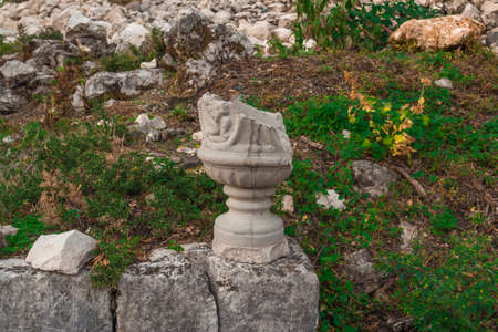 The natural landscape around the fortress Cultural Historical Complex Anakopia Fortress Republic of Abkhaziaの写真素材