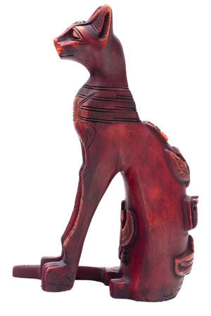 The Egyptian cat. The Egyptian cat - blissfully Egyptians revered animal. Having a cat in ancient Egypt was considered a privilege of only the richest people. In addition, the Egyptian cat is the guardian of the hearthの写真素材