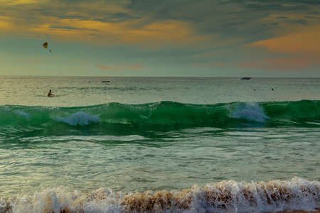 Marine sketches in Thailand Phuket Karon Beachの写真素材