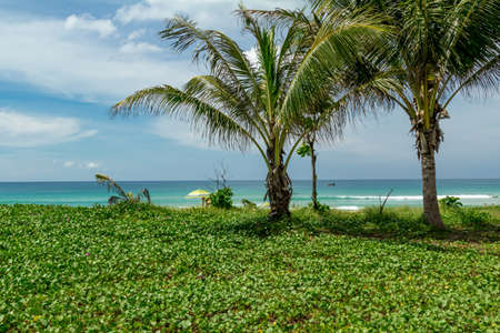 Karon Beach in Phuket and its surroundingsの写真素材