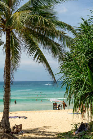 Karon Beach in Phuket and its surroundingsの写真素材