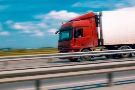 Car on the roadの写真素材