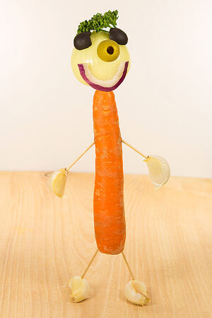 Vegetable manの写真素材