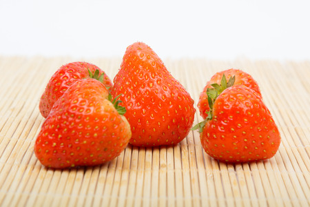 Fresh strawberriesの写真素材