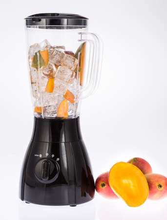 Black blender on white background.