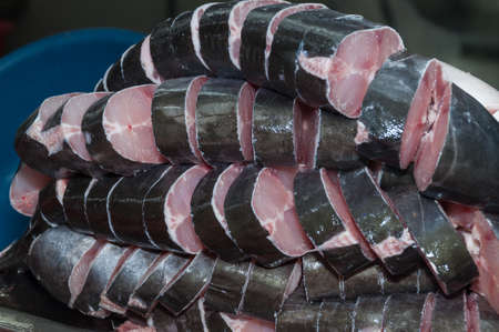 Fish, seabass basa (Pangasius bocourti).