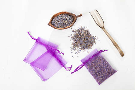 Lavandula Angustifolia - Dried flowers and seeds of the lavender plant
