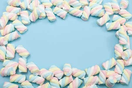 Multicolored Marshmallows - Tasty, Colorful And Fluffy Marshmallows.の写真素材