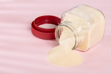 Hydrolyzed Collagen Or Collagen Peptides Protein Nutrientの写真素材