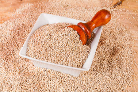 Healthy raw Organic Amaranth Grain - Amaranthus.の写真素材