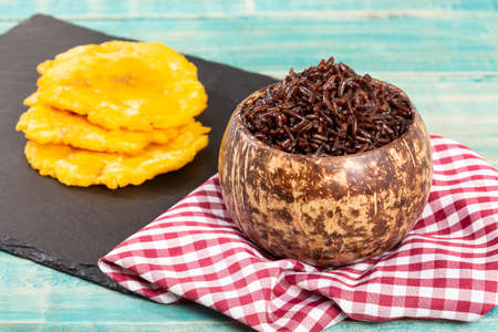Rice with Coconut Typical Dish of the Caribbean Coastの写真素材