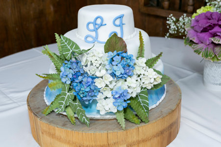 Social Events; Tasty Decorated Cake For Party Or Celebration