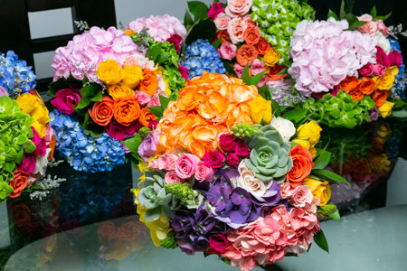 The bouquet bride for the weddingの写真素材