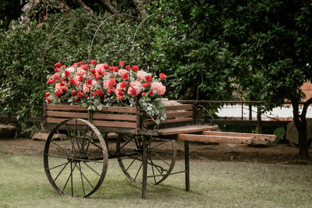Decorated Living Room, For An Event Party Or Wedding Reception.の写真素材
