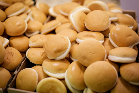 Bread at a cafeteria for poor people