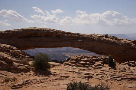 Mesa Arch Overlook in Canyonlands National Park near Moab, Utah