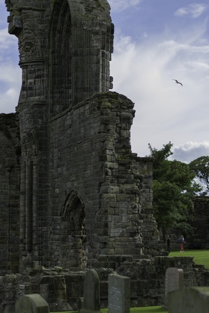 Ruins of a cathedralの写真素材