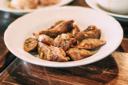 Sai Aua Northern Thai Spicy Sausageの写真素材