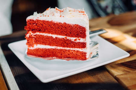 Red velvet cakeの写真素材