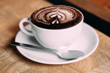 A cup of coffeeの写真素材