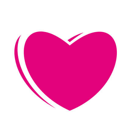 Heart icon . Simple heart , love . Love icon sign.のイラスト素材