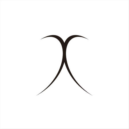 Heart icon . Simple heart , love logo. Love icon sign. Heart icon vector, Love Hearts, Heart icon vector isolated on white background.のイラスト素材