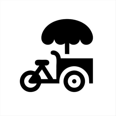 ice cream cone icon isolated on white background from summer food and drink collection. ice cream cone icon trendy and modern ice cream cone symbol for logo, web, app, UI.のイラスト素材