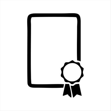 Award icon isolated on white background. Vector illustration EPS 10.のイラスト素材